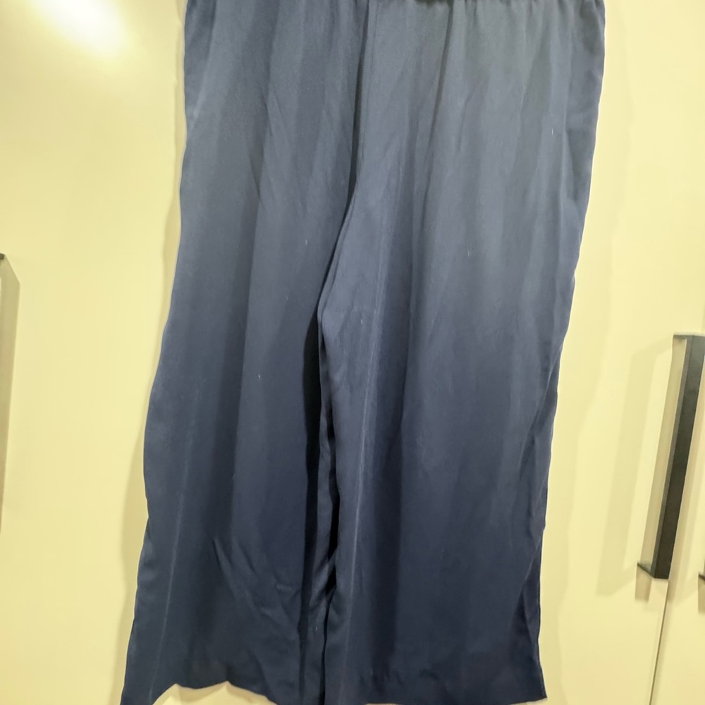 Halogen Navy Wide Leg Pants - Picture 4 of 10